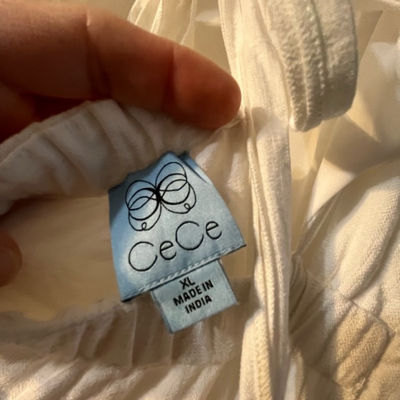 CeCe Women’s Sleeveless ruffle maxi dress Sz XL - Picture 7 of 9